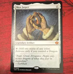 Wizards of the Coast Mox Jasper TDM Regular Mythic 0246 ENG Legendary Artifact - Image 1