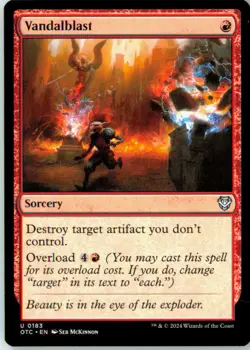Vandalblast 183 Uncommon Commander: Outlaws of Thunder Junction Near Mint - Image 2