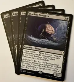 INTELLECT DEVOURER x4 mtg NM-M Commander Baldurs Gate 4 Rare - Image 1