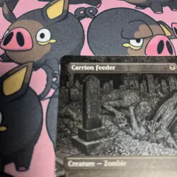 Carrion Feeder Foil Etched English Secret Lair Special Guest: Junji Ito MTG - Image 2