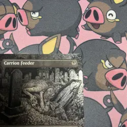 Carrion Feeder Foil Etched English Secret Lair Special Guest: Junji Ito MTG - Image 3