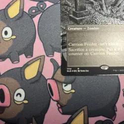 Carrion Feeder Foil Etched English Secret Lair Special Guest: Junji Ito MTG - Image 5