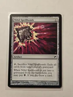 Nihil Spellbomb - 187 - Scars of Mirrodin - LP - Artifact - C - Image 1