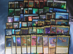 MTG All Foil Mythics and Rares; 60 Cards incl. 24 mythics, 36 rares; no repeats - Image 1