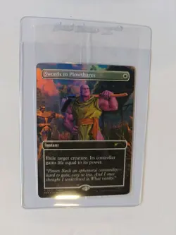 Magic the Gathering MTG Swords to Plowshares Foil PSA Magazine Promo Sealed NEW - Image 1