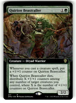 Quirion Beastcaller (Extended Art) Dominaria United R 417 NM - Image 1