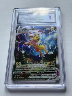 Jolteon VMAX SWSH184 CGC 9 Black Star Promo Pokemon - Image 2