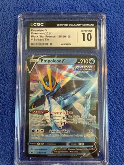 Pokemon Empoleon V Black Star Promo #SWSH108 CGC 10 GEM MINT - Image 1