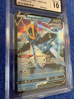 Pokemon Empoleon V Black Star Promo #SWSH108 CGC 10 GEM MINT - Image 2
