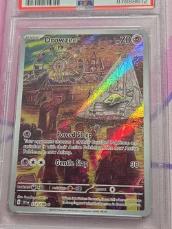 The Pokemon Company Pokemon TCG Drowzee 210/198 SV01 Holo IR EN PSA 9 - Image 2