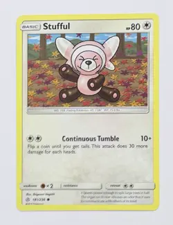 Stufful (181/236) Common NM SM12 SM - Cosmic Eclipse Pokemon TCG - NM - Image 1
