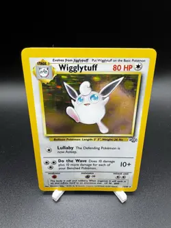 🔥{NM}Wigglytuff Jungle Holo Rare 16/64 80 HP English Pokemon TCG 1999 - Image 1
