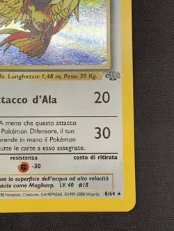 Pokemon Card - Pidgeot Jungle 8/64 Holo Rare Italian - Image 5