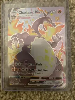 Pokemon Company Charizard VMAX SV107/SV122 Shiny Holo Rare Holo ENG 2021 - Image 1