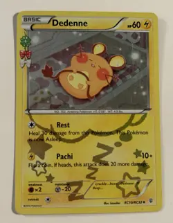 Dedenne Holo RC10/RC32 Pokemon Generations Radiant Collection TCG LP - Image 1
