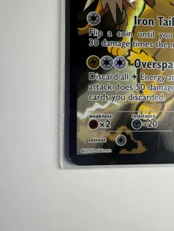 Pokemon Pikachu EX XY124 Black Star Promo 2016 Holo Card TCG | GREAT CONDITION - Image 4