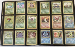 Pokemon WOTC Gen 1 and 2 Mixed Lot Binder (no duplicates) - Image 1