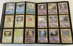 Pokemon WOTC Gen 1 and 2 Mixed Lot Binder (no duplicates) - Image 2