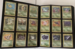 Pokemon WOTC Gen 1 and 2 Mixed Lot Binder (no duplicates) - Image 5