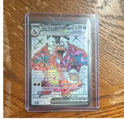 Pokemon Charizard ex 215/197 SV03 Obsidian Flames Ultra Rare Full Art Holo - Image 1