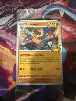 Archeops Pokemon Promo Card Fossil Museum Field Museum Chicago Exclusive Sealed - Image 1