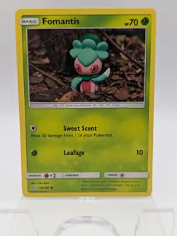 Fomantis 15/236 Common Unified Minds Yuki Mori Pokemon NM - Image 1