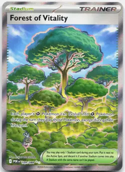 Pokemon Forest of Vitality 109/088 Ultra Rare Perfect Order Pokemon Near Mint - Image 1
