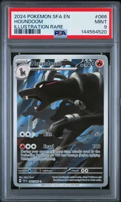 Pokemon - Houndoom - 066/064 Sv Shrouded Fable Illustration Rare MINT PSA 9 - Image 1