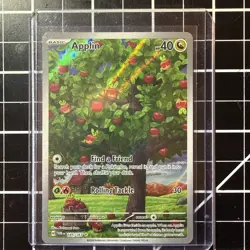 Applin 185/167 Twilight Masquerade Pokemon TCG Illustration Card Sv06 - Image 1
