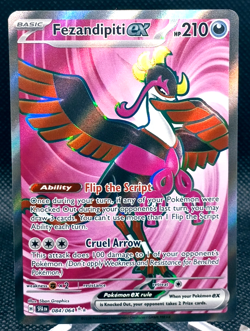 Fezandipiti ex 084/064 Ultra Rare Shrouded Fable Pokemon TCG NM - Image 1