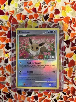 The Pokemon Company Eevee 62/100 Majestic Dawn Reverse Holo Common 2008 60 HP - Image 1