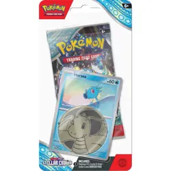 Pokemon Stellar Crown Checklane Blister | Horsea Promo Dragonite Coin - Image 1