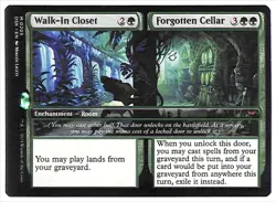 Walk-In Closet // Forgotten Cellar - 205 - Duskmourn: House of Horror (DSK) MTG - Image 1