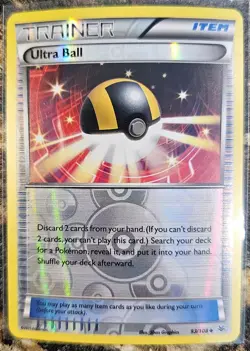 Pokemon 2015 Roaring Skies Ultra Ball Reverse Holo 93 NM or Better - Image 1