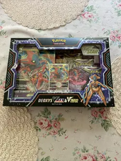 Pokemon TCG Deoxy’s VMax and VStar Battle Box Sealed - Image 1