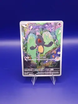 Pokemon TCG Yamask NM 122/086 Sv: White Flare Illustration Rare Holo Full Art - Image 1