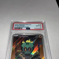 2025 POKEMON MEG EN-MEGA EVOLUTION ILLUSTRATION RARE #146 MARSHADOW PSA 10 - Image 3