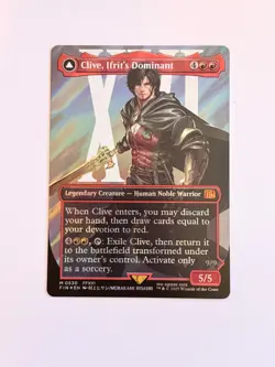 Clive, Ifrit's Dominant (Borderless) (Surge Foil) (0530) Final Fantasy Foil - Image 1