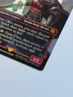 Clive, Ifrit's Dominant (Borderless) (Surge Foil) (0530) Final Fantasy Foil - Image 3