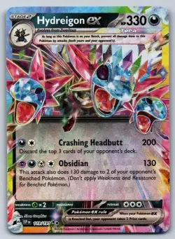 Hydreigon ex 119/191 Double Rare Surging Sparks Pokemon Near Mint - Image 1