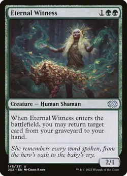 Eternal Witness 1x MtG Double Masters 2022 2X2 SP/NM - Image 1