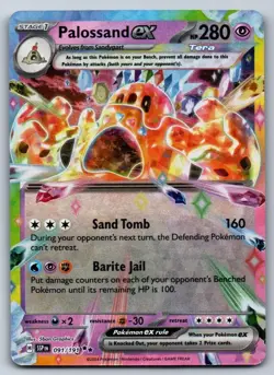 Palossand ex 091/191 Double Rare Surging Sparks Pokemon Near Mint - Image 1