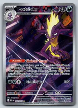Toxtricity 103/094 Illustration Rare Phantasmal Flames Pokemon Holo Near Mint - Image 1