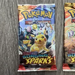 Pokemon TCG: Surging Sparks Booster Pack Art Set (4 Packs) NEW & SEALED - Image 3