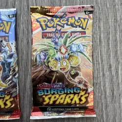 Pokemon TCG: Surging Sparks Booster Pack Art Set (4 Packs) NEW & SEALED - Image 4