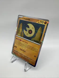 Pokemon: Lunatone [STAFF STAMPED] Promo- Mega Evolution #004 - Image 3