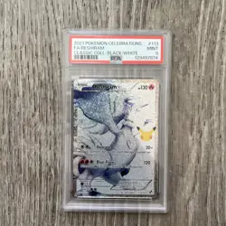 2021 POKEMON CELEBRATIONS CLASSIC COLLECTION #113 FULL ART/RESHIRAM PSA 9 - Image 1