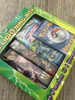 Pokemon:TCG Lightning Box: 4 Packs + Promo- Evolutions, Hidden Fates, SSRC, SMCI - Image 4