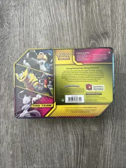 Pokemon: Melmetal & Lucario GX Tag Team Power Partnerships Tin- New/Sealed - Image 2