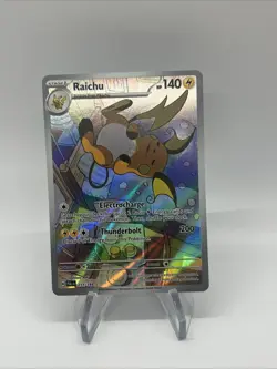 Pokemon: Sleeping Raichu Paldea Evolved 211/193 Holo Rare- Special illustration - Image 1